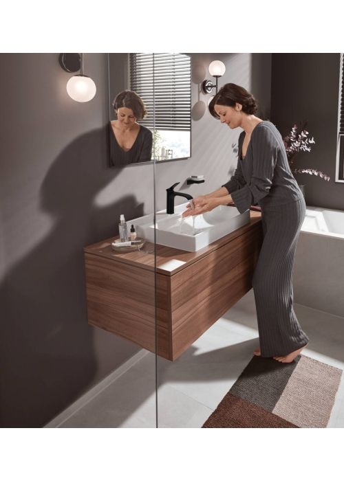 Змішувач Hansgrohe Vivenis для раковини, чорний 75022670