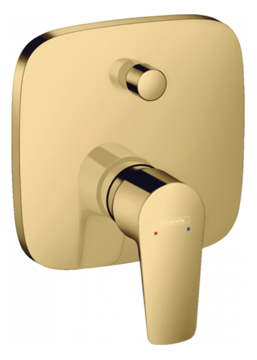 Смеситель скрытого монтажа для ванны и душа Hansgrohe Talis E Polished Gold Optic 71745990