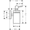 Дозатор для жидкого мыла Hansgrohe PuraVida 41503000