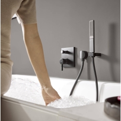 Смеситель Hansgrohe Finoris для душа скрытого монтажа, черный матовый 76416670