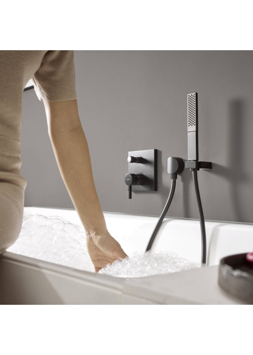 Смеситель Hansgrohe Finoris для душа скрытого монтажа, черный матовый 76416670