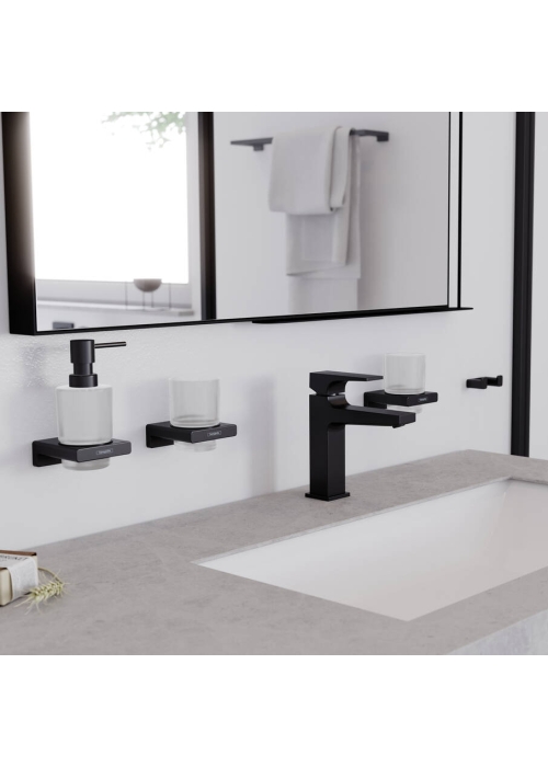 Подвійний гачок Hansgrohe AddStoris 41755670 чорний матовий