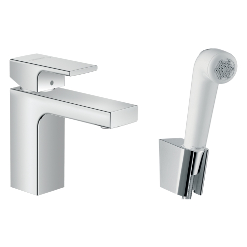 Змішувач Hansgrohe Vernis Shape для раковини з гігієнічним душем 71216000