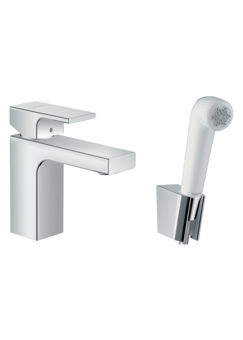 Змішувач Hansgrohe Vernis Shape для раковини з гігієнічним душем 71216000