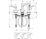 Змішувач для раковини на 3 отвори Hansgrohe Metropol Classic 31330000