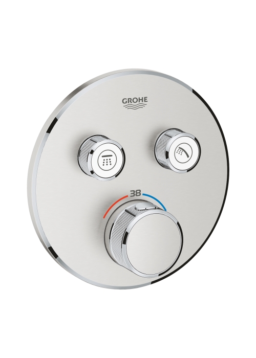 Зовнішня частина змішувача на 2 виходи Grohe Grohtherm SmartControl 29119DC0