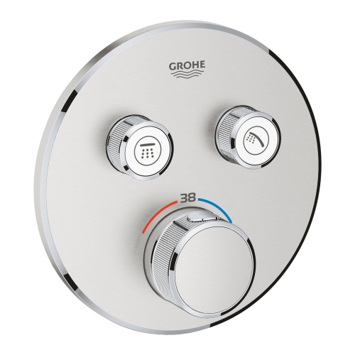 Внешняя часть смесителя на 2 выхода Grohe Grohtherm SmartControl 29119DC0