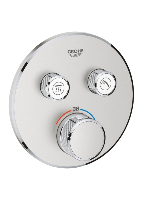 Зовнішня частина змішувача на 2 виходи Grohe Grohtherm SmartControl 29119DC0