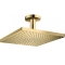 Верхний душ Hansgrohe Raindance Select E 300 1jet Air с держателем к потолку Polished Gold Optic 26250990