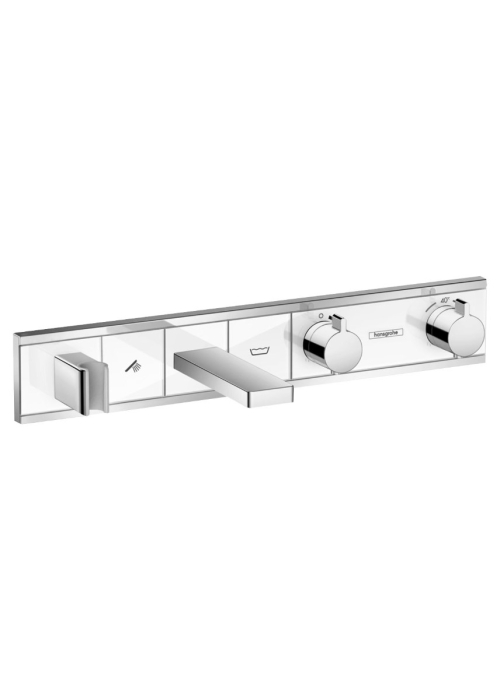 Термостат для ванны Hansgrohe RainSelect с 2 потребителями Chrome/White 15359400