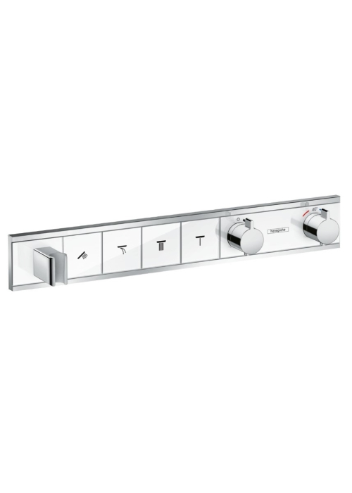 Термостат Hansgrohe RainSelect скрытого монтажа на 4 потребителя Chrome/White 15357400