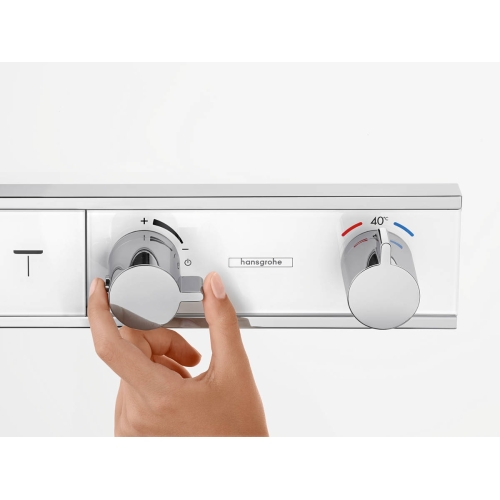 Термостат Hansgrohe RainSelect прихованого монтажу на 4 споживачі Chrome/White 15357400