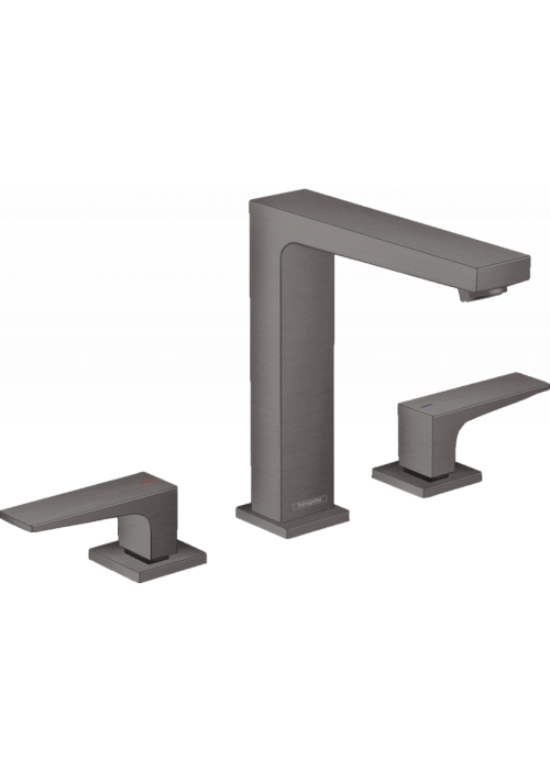 Змішувач для раковини на 3 отвори Hansgrohe Metropol Brushed Black 32515340