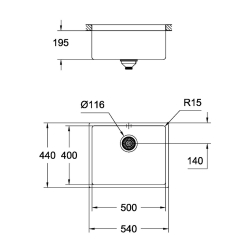 Кухонна мийка Grohe Sink K700 Undermount 31574AL0