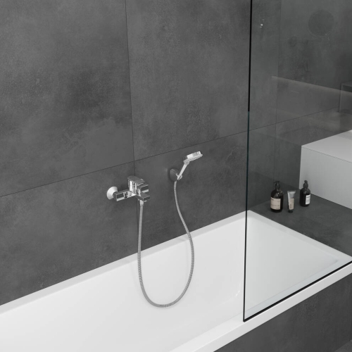 Змішувач для ванни одноважільний Hansgrohe Vernis Shape 71450000 хром