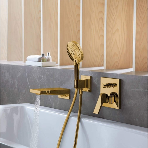 Змішувач прихованого монтажу для ванни/душу Hansgrohe Metropol Polished Gold Optic 32545990