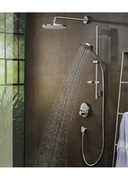 Термостат для душа Hansgrohe ShowerSelect S Polished Gold Optic 15743990