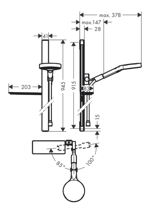 Ручний душ Grohe Power&Soul Cosmopolitan 115, (27671000)