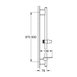 Душова штанга Grohe RainShower SmartActive 26603DL0