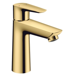 Смеситель для раковины Hansgrohe Talis E 110 с донным клапаном pop-up Polished Gold Optic 71710990