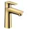 Смеситель для раковины Hansgrohe Talis E 110 с донным клапаном pop-up Polished Gold Optic 71710990