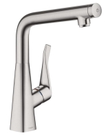 Змішувач для кухні Hansgrohe Metris Select 320 Stainless Steel Finish 14883800