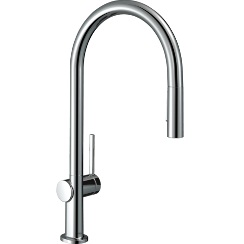 Змішувач Hansgrohe Talis M54 для кухонного миття з висувним душем, хром 72800000