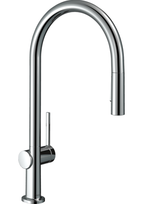 Смеситель Hansgrohe Talis M54 для кухонной мойки с выдвижным душем, хром 72800000