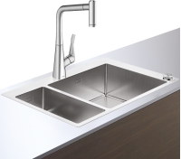 Кухонний комплект мийка із змішувачем Hansgrohe C71-F655-04 43210800