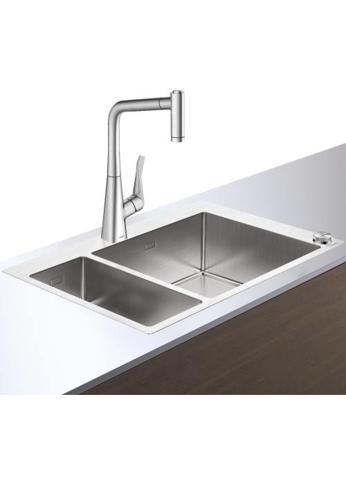 Кухонний комплект мийка із змішувачем Hansgrohe C71-F655-04 43210800