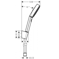 Душевой набор Hansgrohe Pulsify Select с душевым шлангом 160 см 24303670