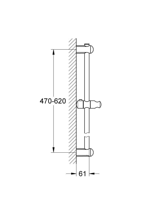 Душова штанга GROHE Euphoria Neutral 27499000