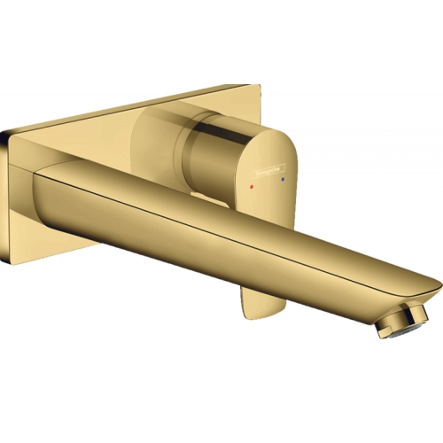 Смеситель для раковины Hansgrohe Talis E настенный Polished Gold Optic 71734990