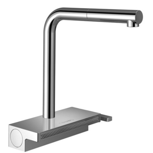 Смеситель для кухни Hansgrohe Aquno Select M81 с выдвижным душем, хром 73830000