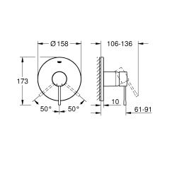 Смеситель для душа Grohe Essence 24057AL1