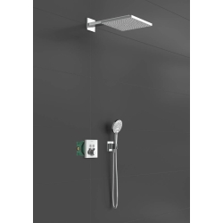 Душовий комплект Hansgrohe Raindance E 300 1jet ShowerSelect Square 6в1 27952000 хром