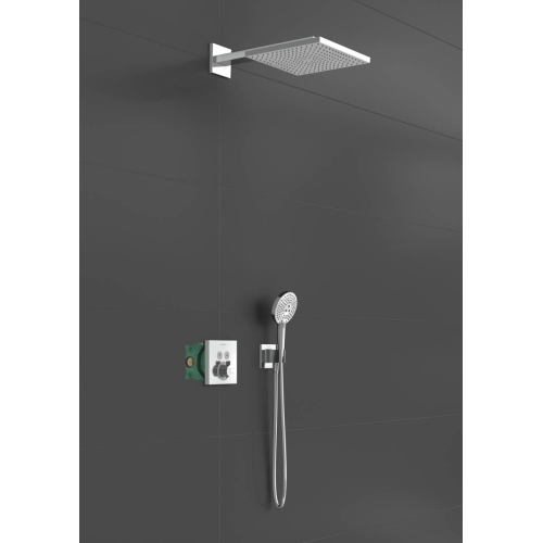 Душовий комплект Hansgrohe Raindance E 300 1jet ShowerSelect Square 6в1 27952000 хром