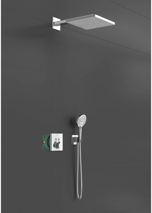 Душовий комплект Hansgrohe Raindance E 300 1jet ShowerSelect Square 6в1 27952000 хром