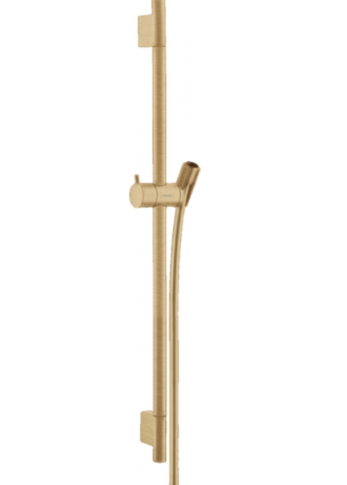 Душова штанга Hansgrohe Unica S Pura 65 см зі шлангом для душу 160 см Brushed Bronze 28632140