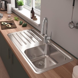 Кухонна мийка Hansgrohe S4111-F400 на стільницю 975х505 із сифоном 43341800