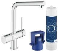 Комплект із змішувачем для кухні GROHE Blue Minta New Pure 31345002