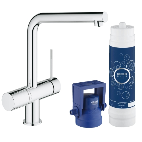 Комплект со смесителем для кухни GROHE Blue Minta New Pure 31345002