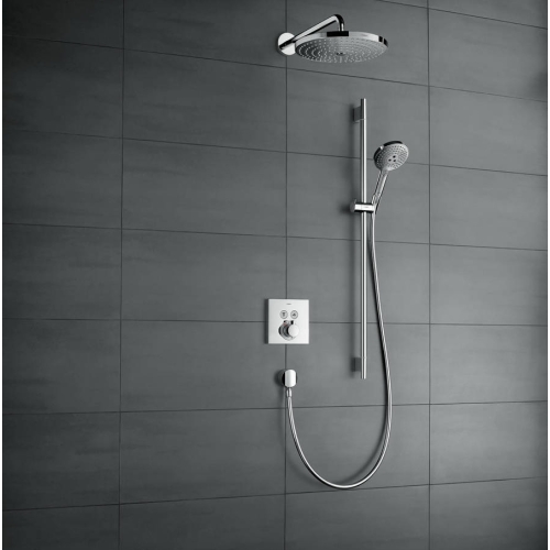 Термостат для душа Hansgrohe ShowerSelect Matt White 15763700