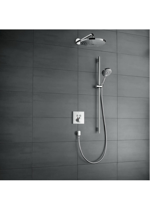 Термостат для душа Hansgrohe ShowerSelect Matt White 15763700