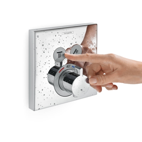 Термостат для душа Hansgrohe ShowerSelect Matt White 15763700