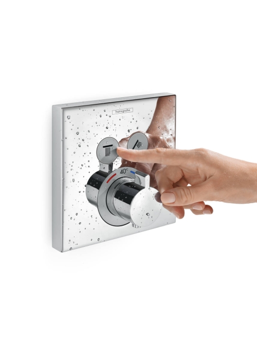 Термостат для душа Hansgrohe ShowerSelect Matt White 15763700