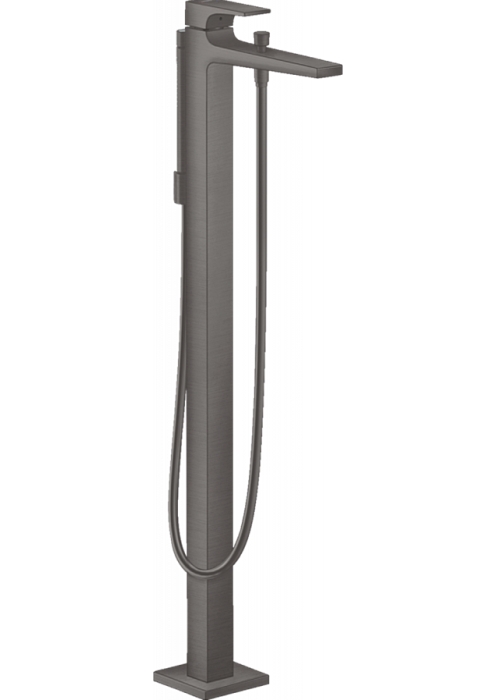 Змішувач для ванни для підлоги Hansgrohe Metropol Brushed Black Chrome 32532340