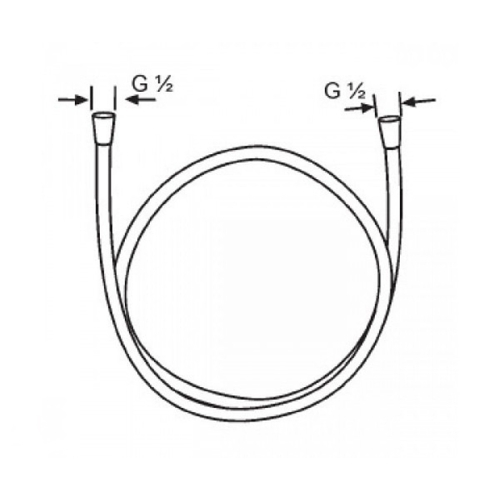 Шланг для душу Hansgrohe Sensoflex 1,6 м 28136000