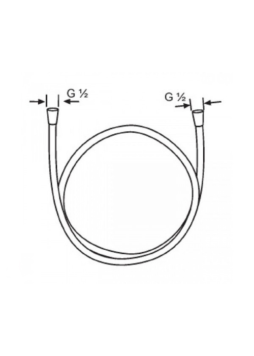 Шланг для душа Hansgrohe Sensoflex 1,6 м 28136000