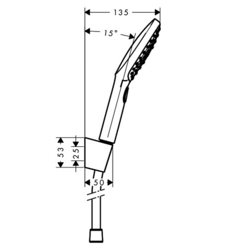 Душовий набір Hansgrohe Raindance Select E 120, 26720400